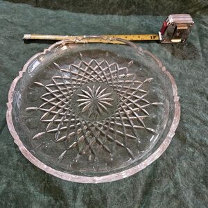 Vintage ROGASKA Gallia 12" Crystal Platter